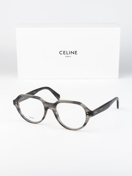 Celine Women Eyeglasses Crystal Black Grey Square CL50145I 005 NEW AUTHENTIC main image 8